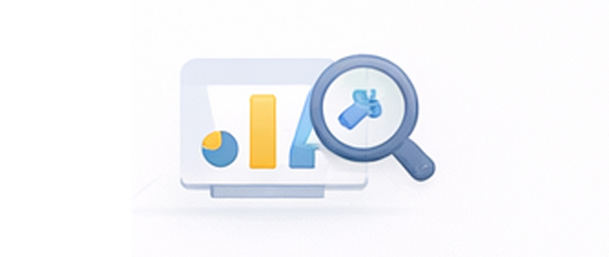 Digital operations system dashboard illustration